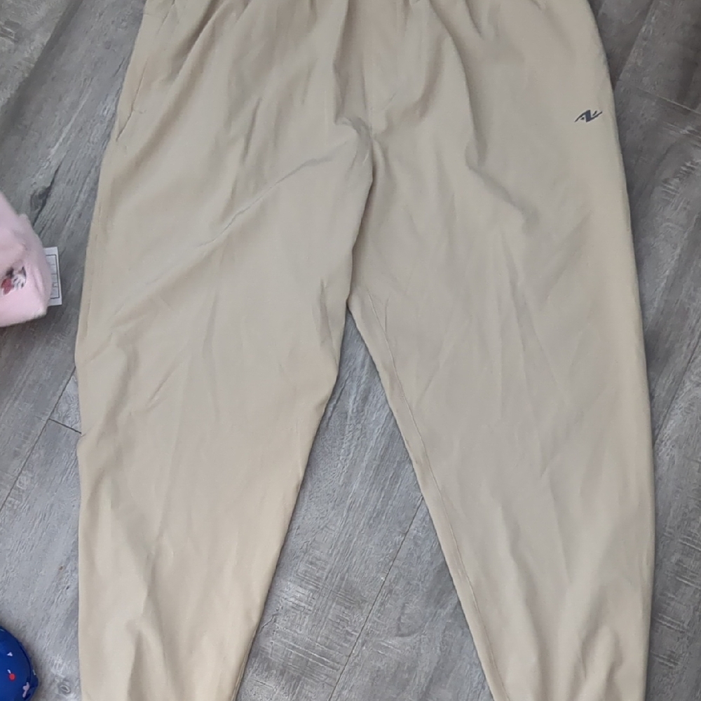 Athletic Works Men's Tan Joggers